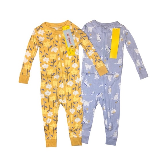 Cat & Jack 2 pack sleepers - Picture 2 of 7